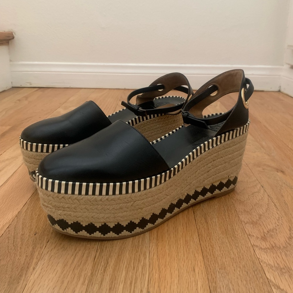 Tory Burch Platform Espadrilles